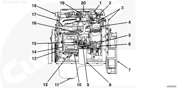 Isb 6.7 e5. Схема двигателя Камминз 6.7. Схема топливной системы КАМАЗ Камминз 6isbe. Топливная система двигателя Камминз КАМАЗ. Датчики двигателя Камминз 4isbe.