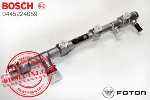 Рампа топливная (ISF2.8) ГАЗель, Соболь 0445224059 в сб. с датчиком и клапаном 5259557